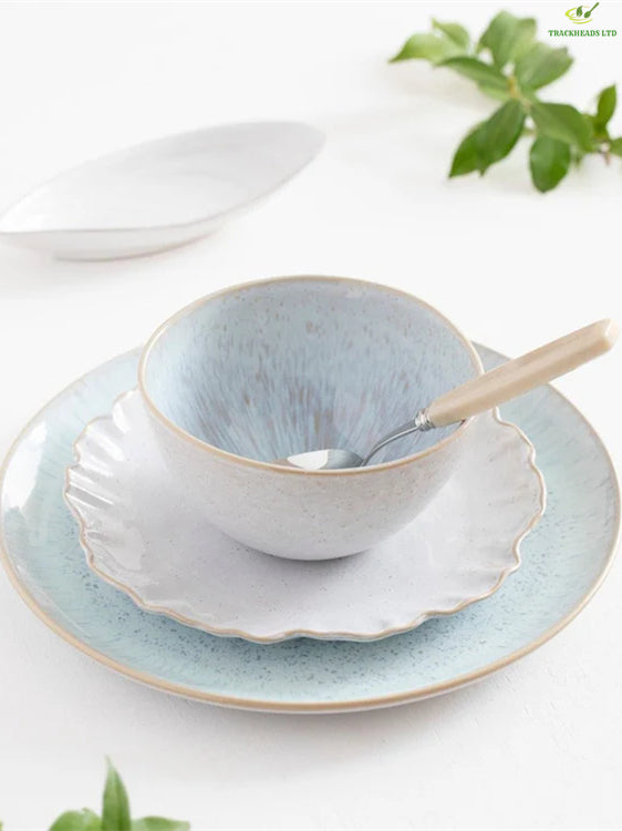 Ocean Wave 12-Piece Dinnerware Set