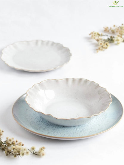 Ocean Wave 12-Piece Dinnerware Set