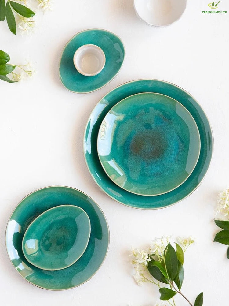 Blue Water 12-Piece Dinnerware Set