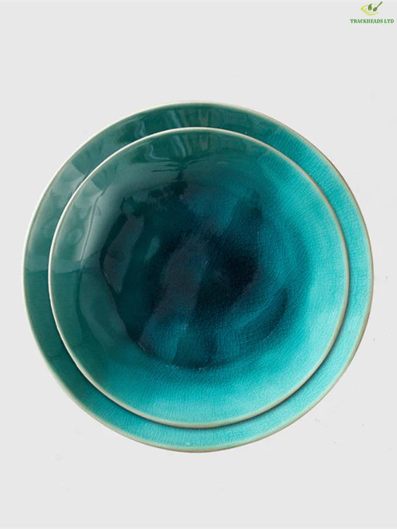 Blue Water 12-Piece Dinnerware Set